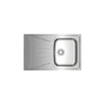 Lavaplatos empotrado 1 Cubeta(s) 79x16x50 cm Acero inoxidable
