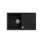 Lavaplatos Granito Stone 50 B-TG 1C 1E Negro Teka