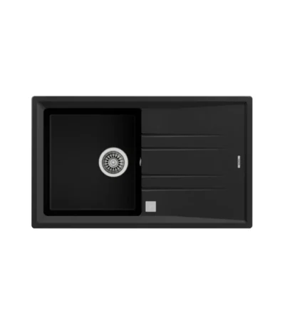 Lavaplatos Granito Stone 50 B-TG 1C 1E Negro Teka