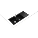 Lavaplatos Granito Stone 80 B-TG 2C 1E Negro Carbón Teka - vista 3