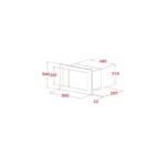 Microondas Teka Integrable MS-6200 BIS SS L - vista 9