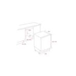 Mini Freezer Teka Full Integrable RSF 41160 BU - vista 3