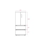 Refrigerador French Door RFD 77825 GBK Cristal Negro - 516 L - vista 10