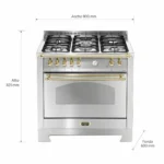 Cocina Dolcevita Acciaio Satinato Lofra - imagen 2