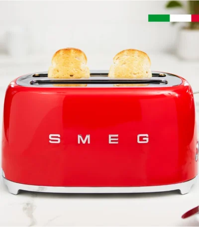 Tostador Smeg 4 panes Rojo modelo TSF02RDEU - imagen 1