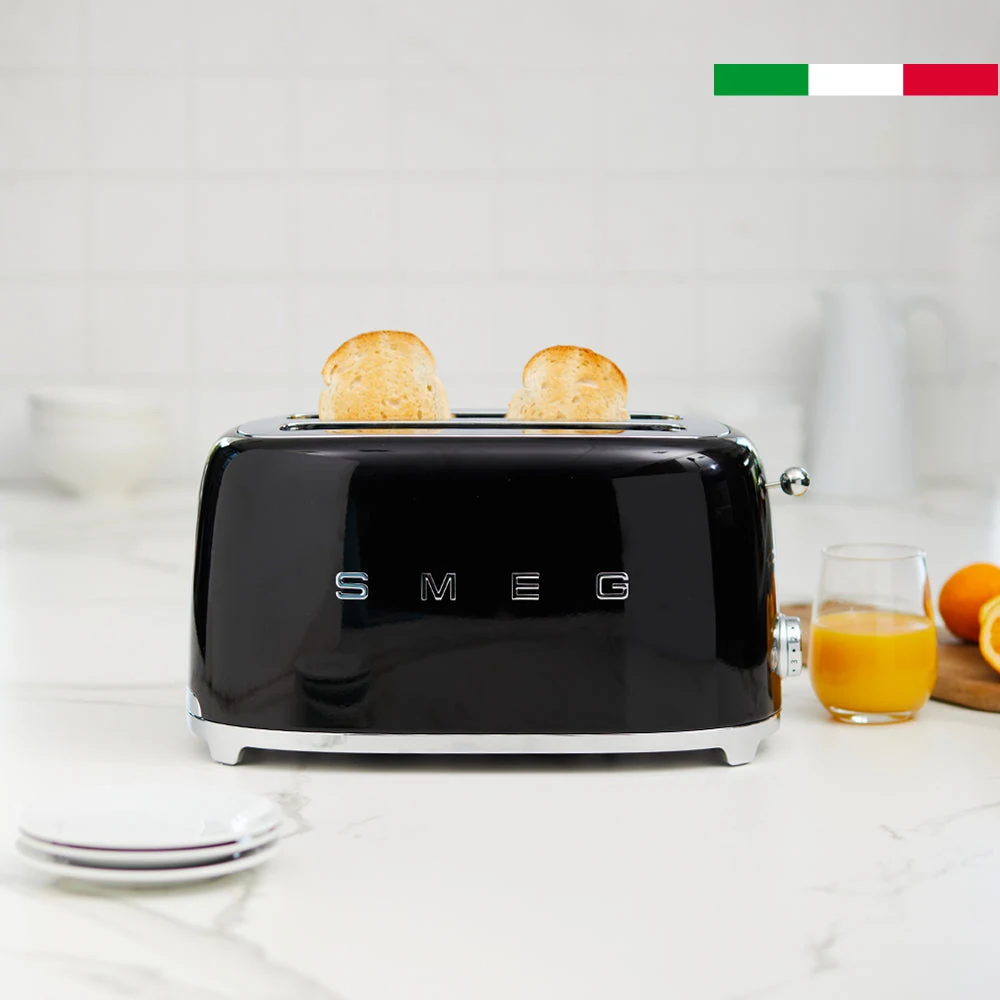 Tostador Smeg 4 panes Negro modelo TSF02BLEU - 1 Tostador Smeg 4 panes Negro modelo TSF02BLEU - imagen 1