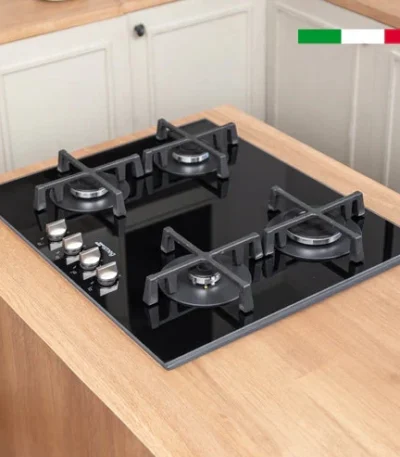 Encimera a Gas 60 PV264N 4 Quemadores 60 cm Smeg - imagen 1