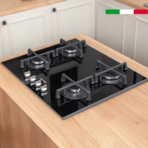 Encimera a Gas 60 PV264N 4 Quemadores 60 cm Smeg - imagen 1