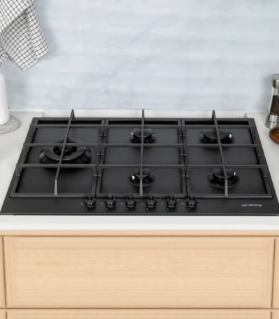 Encimera a Gas PX375LMB 5 Quemadores 70 cm Smeg - imagen 1
