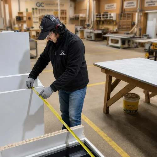 Fabricación de muebles a medida en el taller de Muebles GC